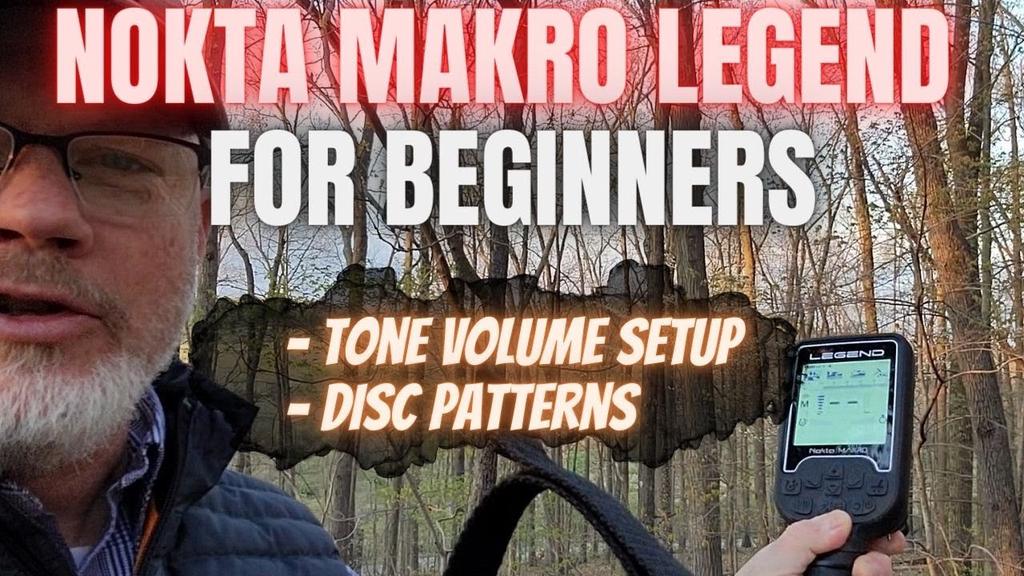 'Video thumbnail for Nokta Macro LEGEND For Beginners: Discrimination Patterns and Tone Breaks How-to.'